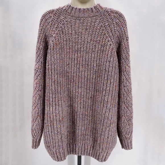 Falls Creek lavender knit cardigan - Picture 3 of 12